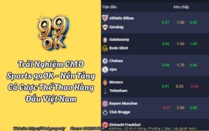 CMD Sports 99OK - Nền tảng cá cược thể thao hàng đầu Châu Á