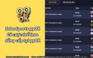 Saba Sports 99OK - Sân chơi cá cược thể thao uy tín đẳng cấp