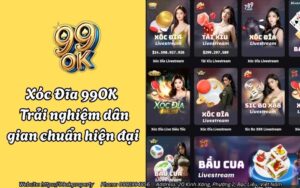 Xóc Đĩa 99OK – Trải nghiệm dân gian chuẩn hiện đại